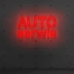 Napis LED Auto Serwis