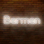 Napis LED Barman