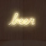 Napis neonowy Beer
