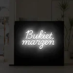 Neonowy napis Bukiet marzeń