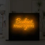 Neonowy napis Bukiet marzeń