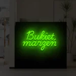 Neonowy napis Bukiet marzeń