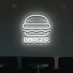 Neon LED Burger
