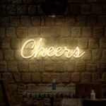 Napis LED Cheers