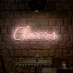 Napis LED Cheers