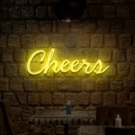 Napis LED Cheers