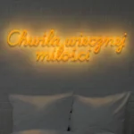 Napis LED Chwila wiecznej miłości
