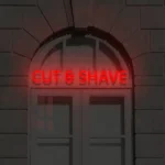 Napis LED Cut & shave