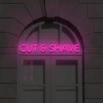 Napis LED Cut & shave