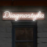 Napis LED Diagnostyka