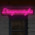 Napis LED Diagnostyka