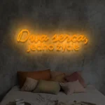 Napis LED Dwa serca