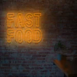 Napis LED Fast Food