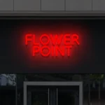 Napis LED Flower Point