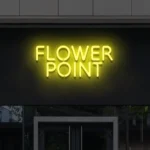 Napis LED Flower Point