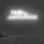 Neonowy napis Hello Sunshine