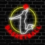 Neon Jordan Baskettball