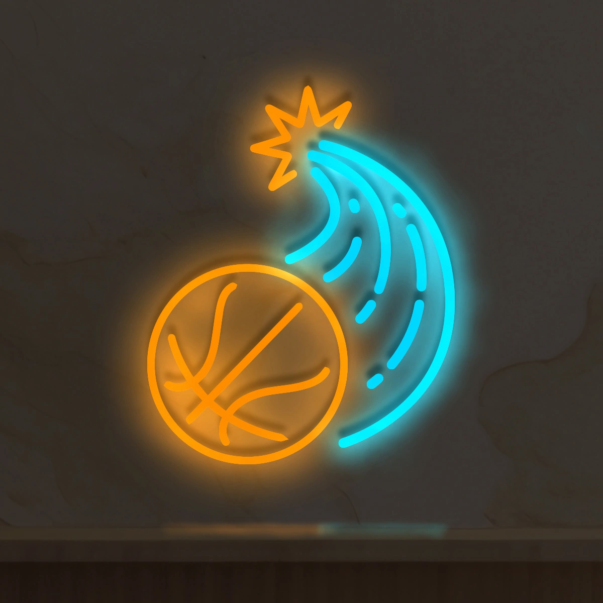 Jordan-Rzut-pilki Neon Basketball – Rzut piłki - obrazek 1