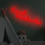 Napis LED Kącik Malucha