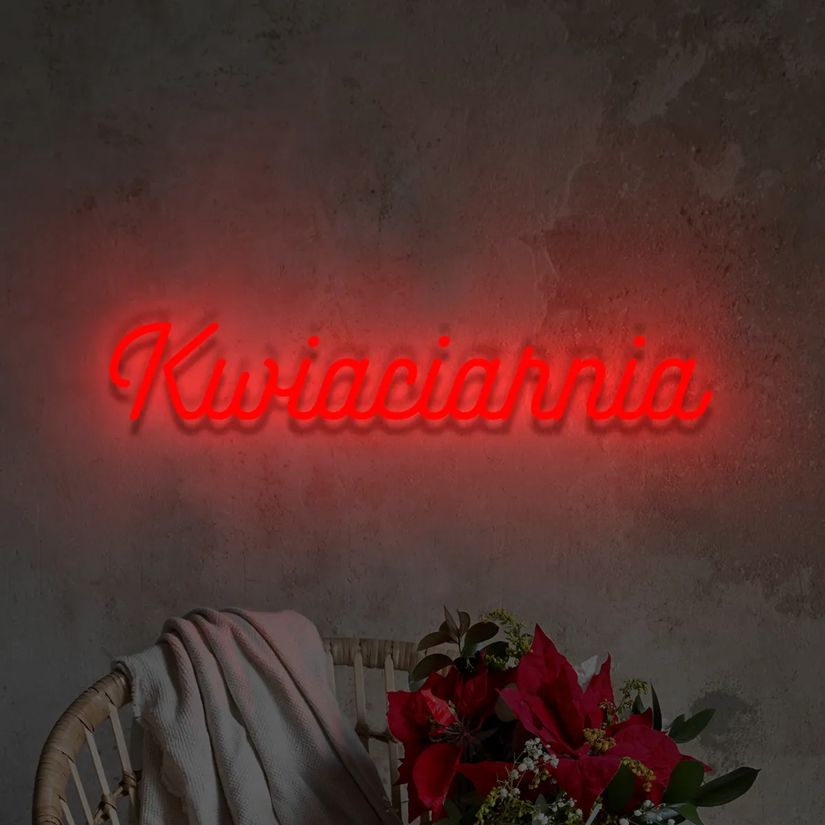 Napis LED Kwiaciarnia Napis LED Kwiaciarnia