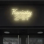 Napis LED Kwiaty 24H