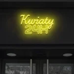 Napis LED Kwiaty 24H