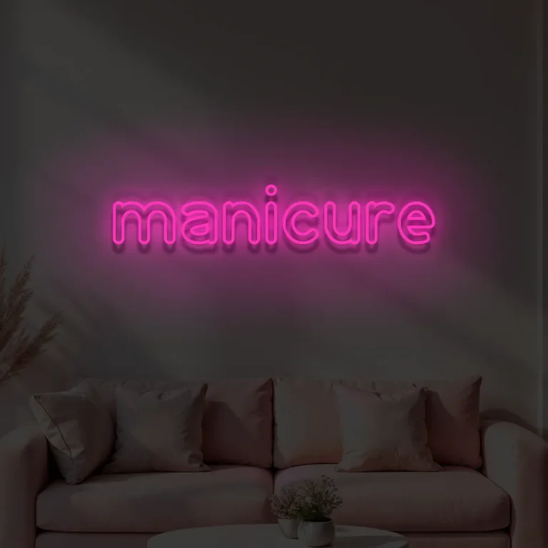Napis LED Manicure