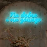 Napis LED na wesele Na dobre i na zawsze