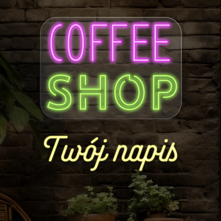 Napis LED na zamówienie