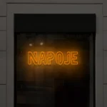 Napis LED Napoje