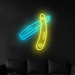 Neon Brzytwa Barber LED