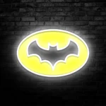 Neon Batman Symbol