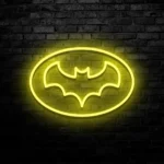 Neon Batman Symbol