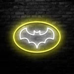 Neon Batman Symbol