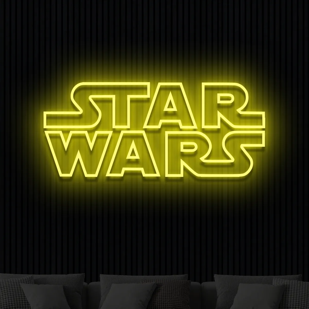 Neon-Starwars-1-Yellow Neon Star Wars - obrazek 1