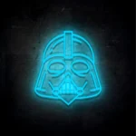 Neon Darth Vader