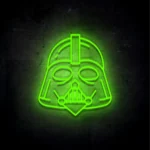 Neon Darth Vader