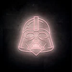 Neon Darth Vader