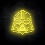 Neon Darth Vader