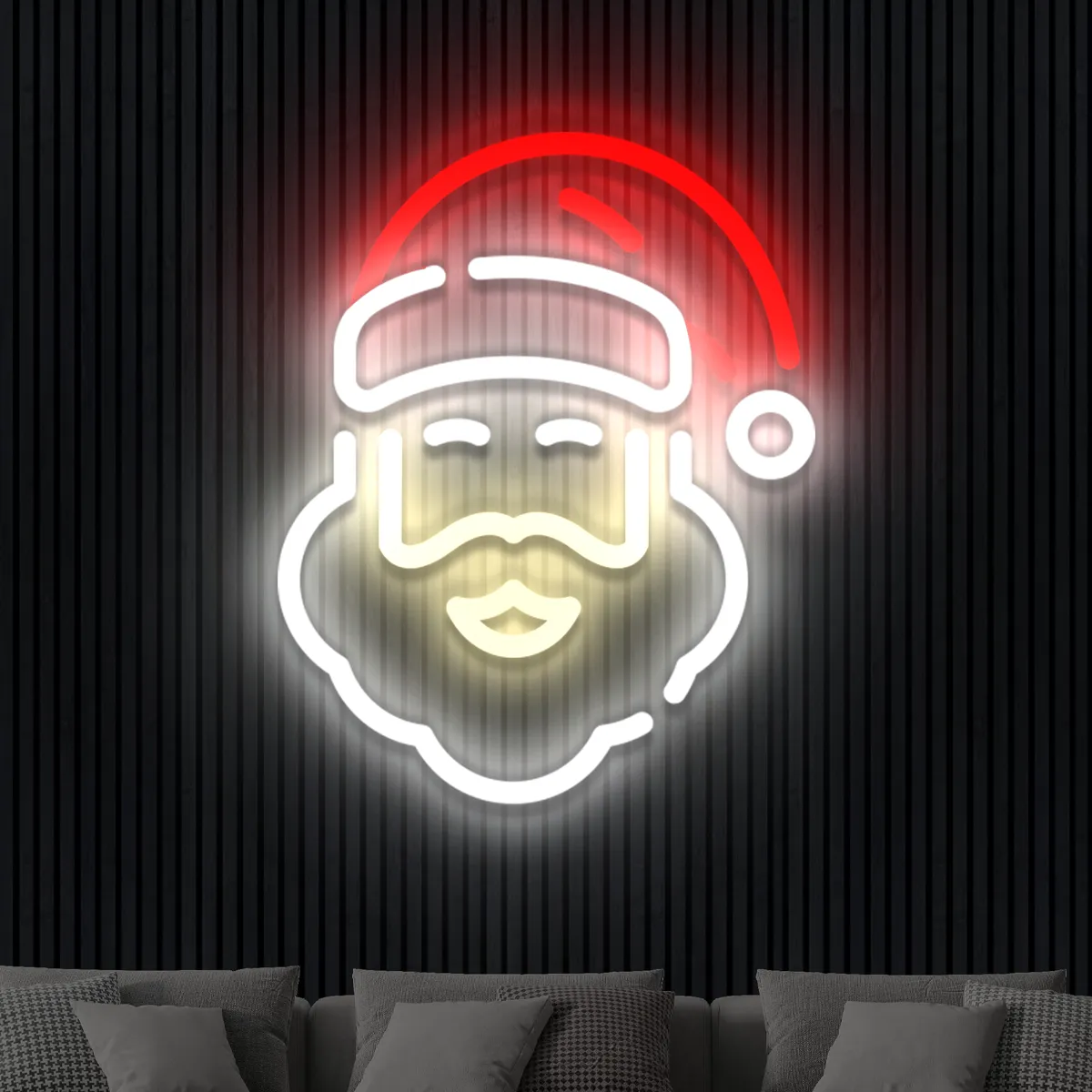 Neon-swiateczny-4 Neon LED Mikołaj - obrazek 1