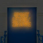 Napis LED Opony Letnie/Zimowe