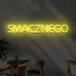 Napis LED Smacznego