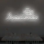 Napis LED Śniadania
