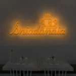 Napis LED Śniadania