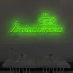 Napis LED Śniadania