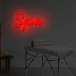 Napis LED Spa