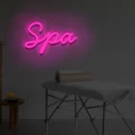 Napis LED Spa