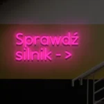 Neon LED Sprawdź silnik