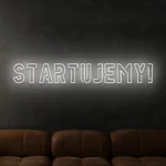 Napis LED Startujemy