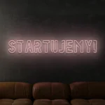 Napis LED Startujemy